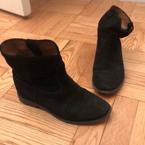 Isabel Marant Black bootie w hidden wedge